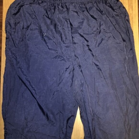 Vintage MacGregor Blue Nylon Track Sweat Pants Size L Men’s - Picture 1 of 8